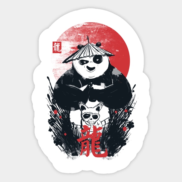 Dragon Warrior Sticker by Piercek25